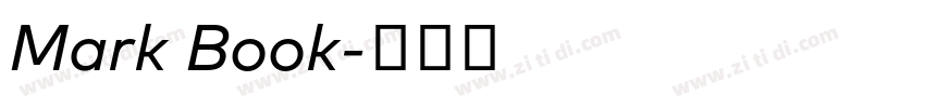 Mark Book字体转换 Mark Book字体转换